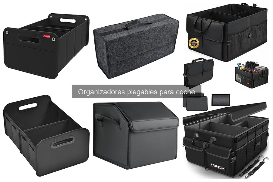 Tipos de organizadores plegables para coche: guía completa