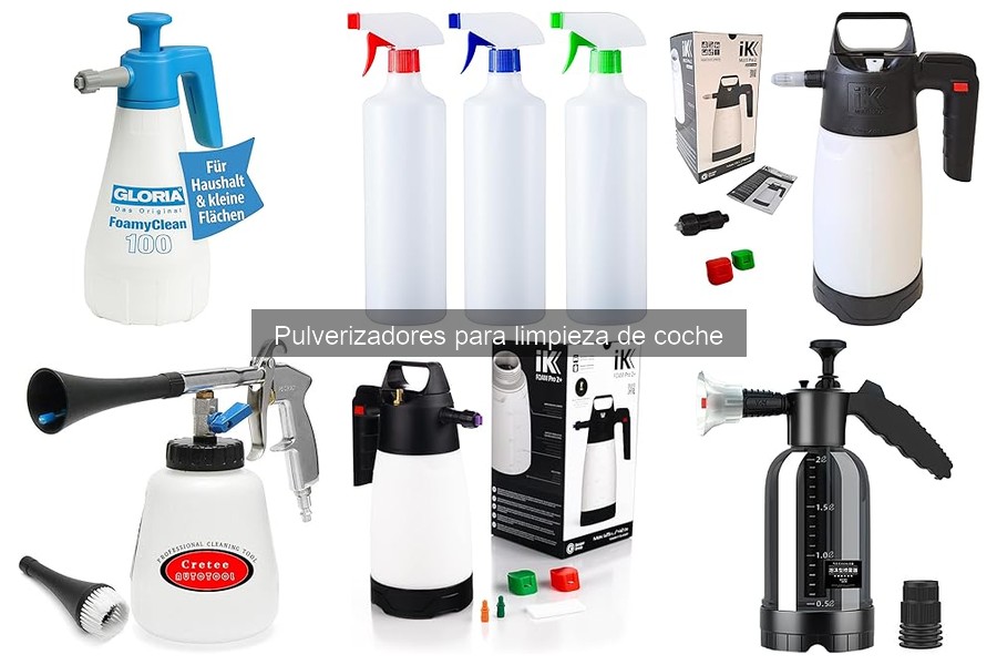 Tipos de Pulverizadores para Limpieza de Coche