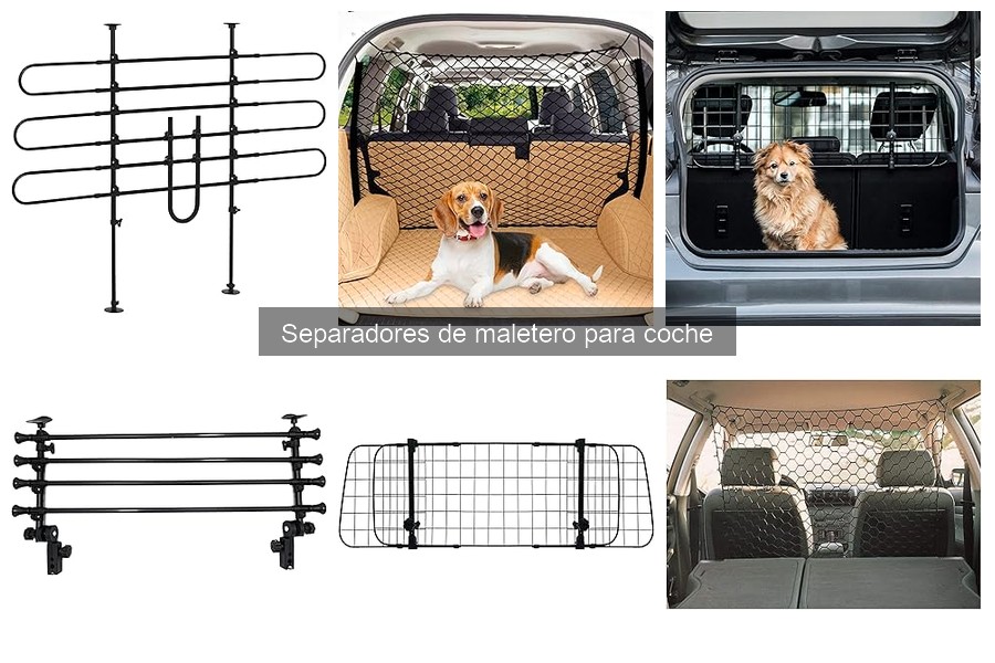 Tipos de separadores de maletero para coche: Guía completa