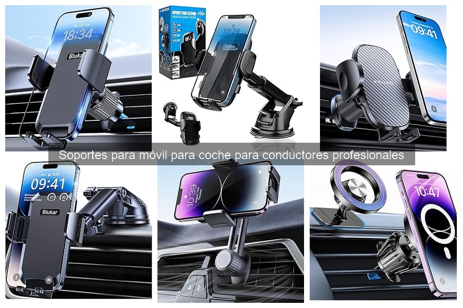 Tipos de soportes para móvil en coche: características y ventajas