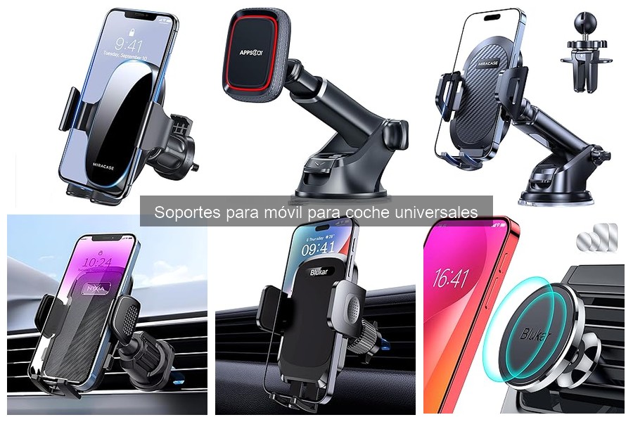 Tipos de Soportes para Móvil en Coche: Guía Completa