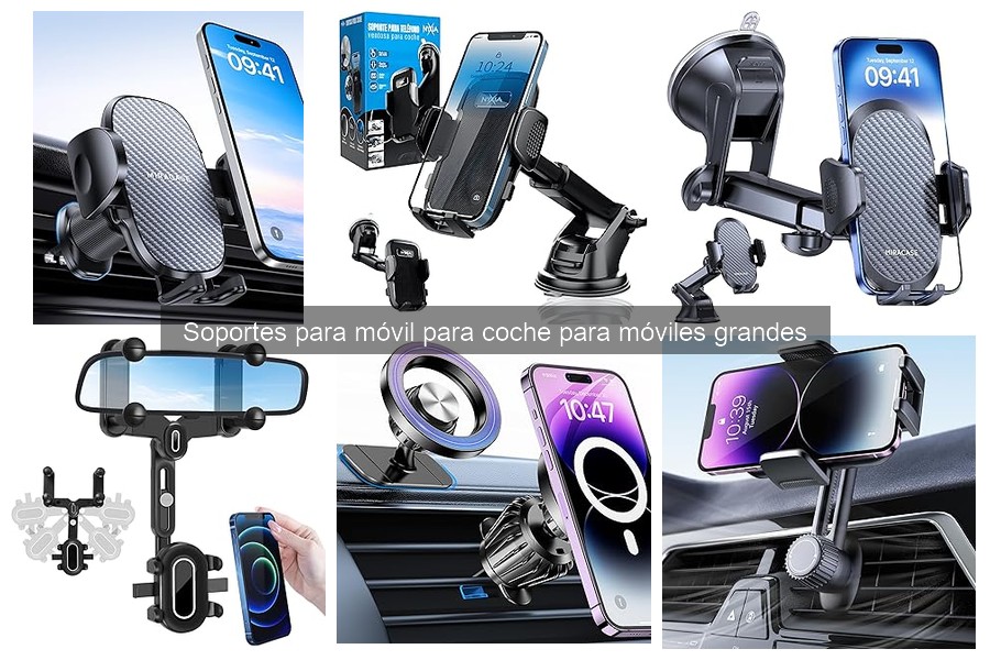 ** Tipos de soportes para móviles en coches: guía completa