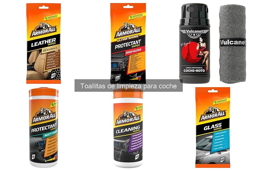 Tipos de toallitas de limpieza para coche y sus usos