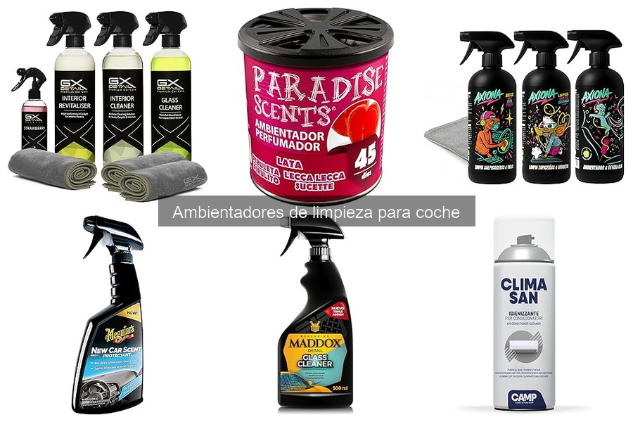 Todo sobre ambientadores de limpieza para coche