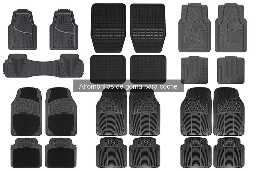 Todo sobre las alfombrillas de goma para coche