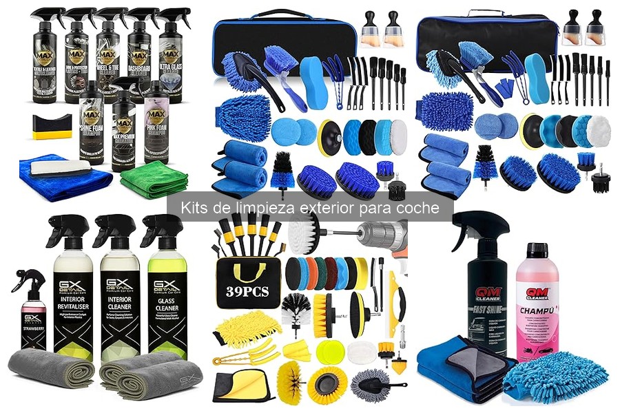 Todo sobre los Kits de Limpieza Exterior para Coche