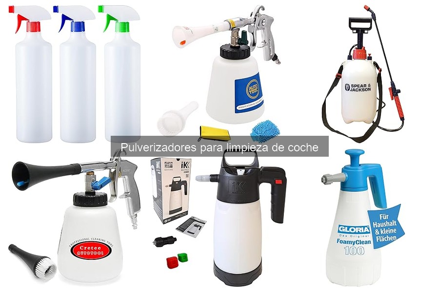 Todo sobre pulverizadores para limpieza de coche