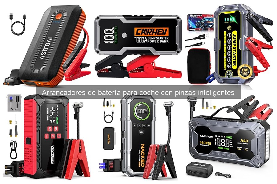 Ventajas de Arrancadores de Batería con Pinzas Inteligentes