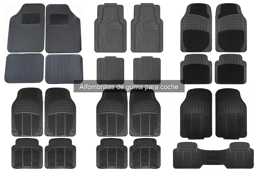 Ventajas de elegir alfombrillas de goma personalizadas para coche
