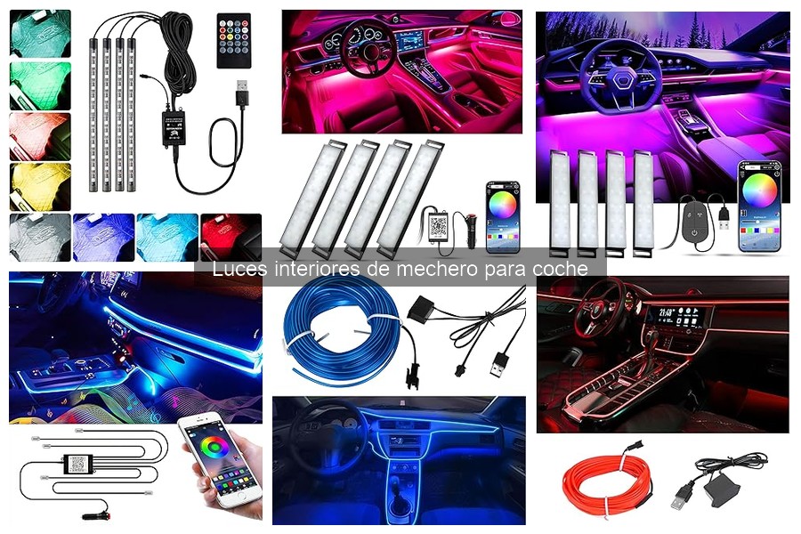 Ventajas de Instalar Luces Interiores de Mechero para Coche