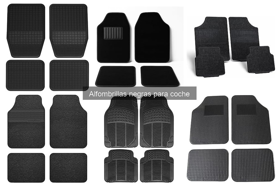 Ventajas de las alfombrillas negras para tu coche