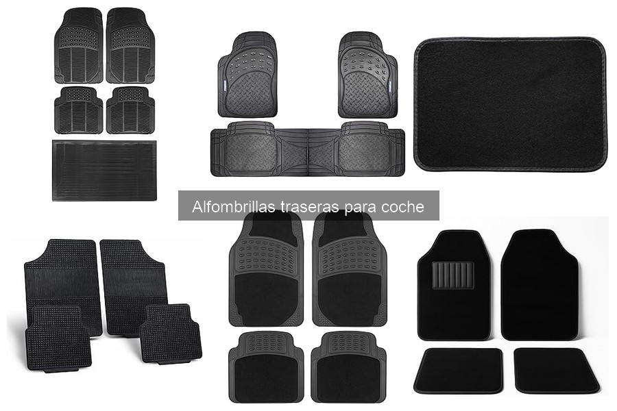 Ventajas de las alfombrillas traseras de goma para coche