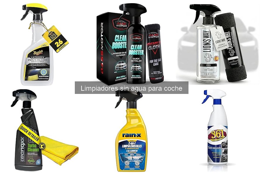 Ventajas de Limpiadores Sin Agua para Coche vs Lavados Tradicionales