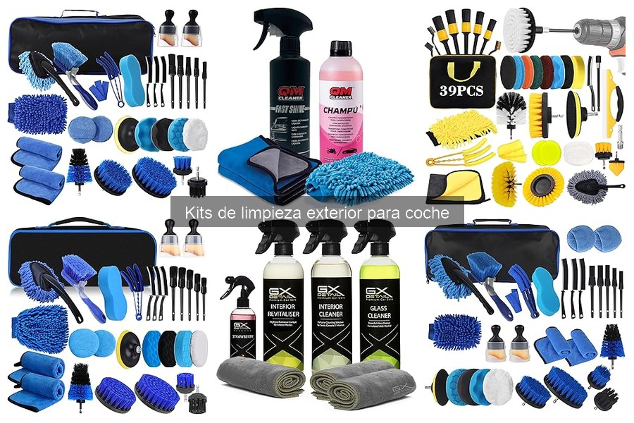 Ventajas de usar kits de limpieza exterior para coche