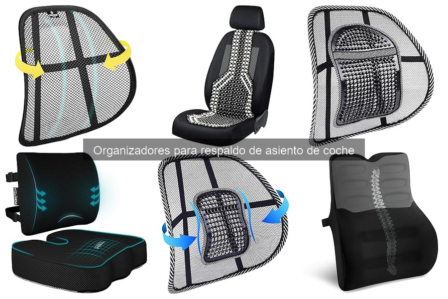 Ventajas de usar organizadores para respaldo de asiento de coche