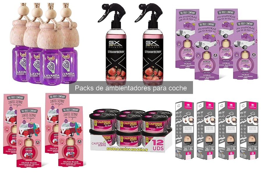 Ventajas de usar packs de ambientadores para coche