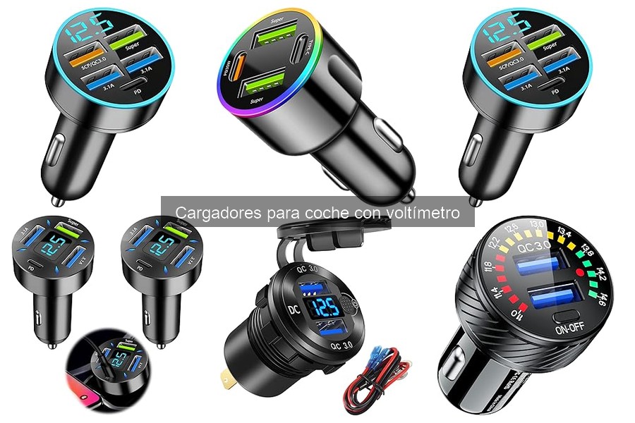 Ventajas de usar un cargador para coche con voltímetro