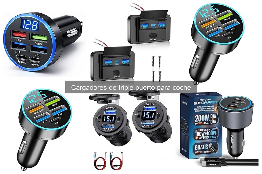 Ventajas del Cargador de Triple Puerto para Coche