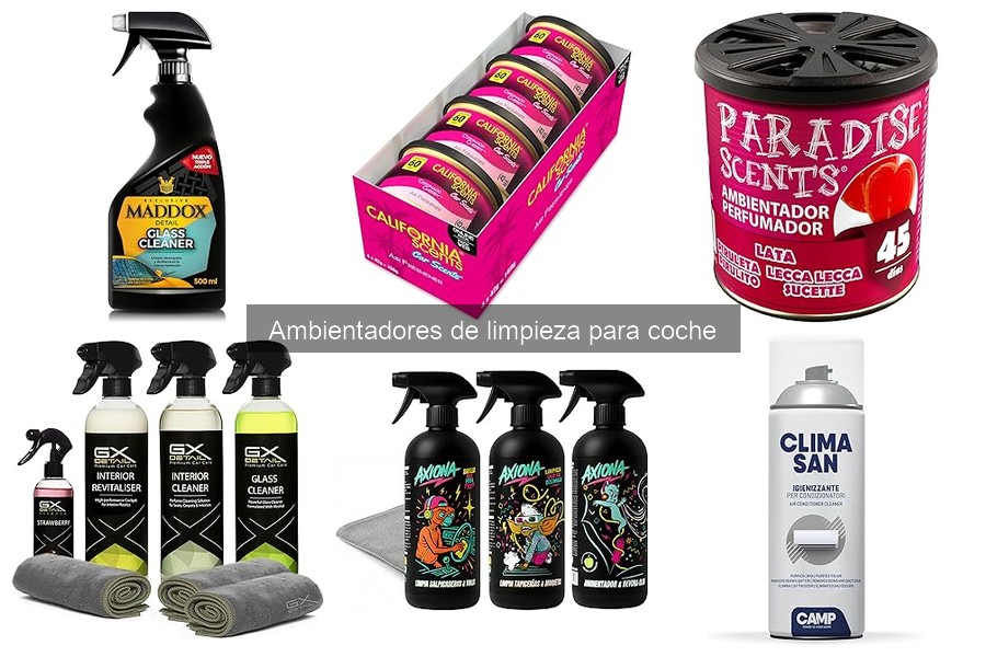 Ventajas y desventajas de ambientadores de limpieza para coche