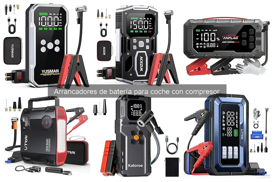 Ventajas y Desventajas de Arrancadores de Batería con Compresor