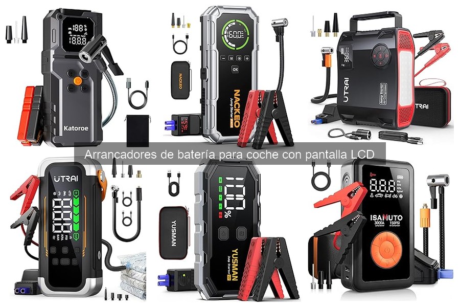Ventajas y desventajas de arrancadores de batería con pantalla LCD