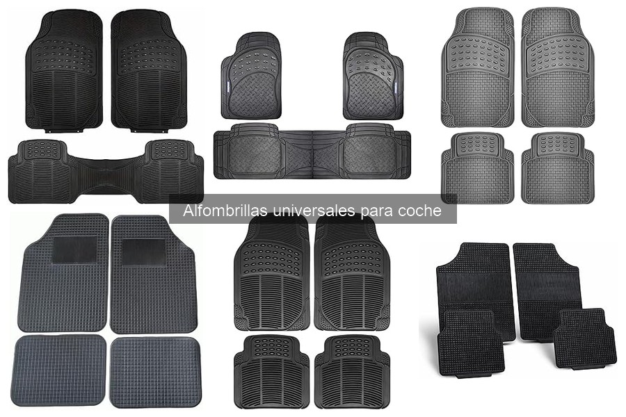 Ventajas y desventajas de las alfombrillas universales para coche