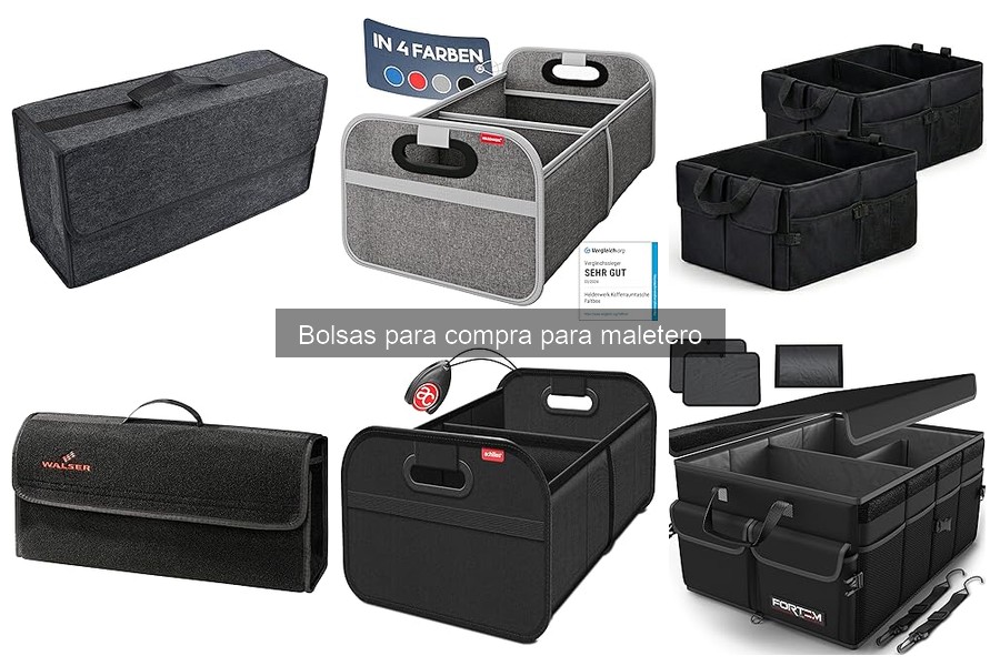 Ventajas y desventajas de las bolsas para maletero