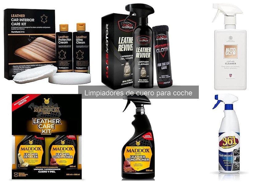 Ventajas y desventajas de limpiadores de cuero para coche