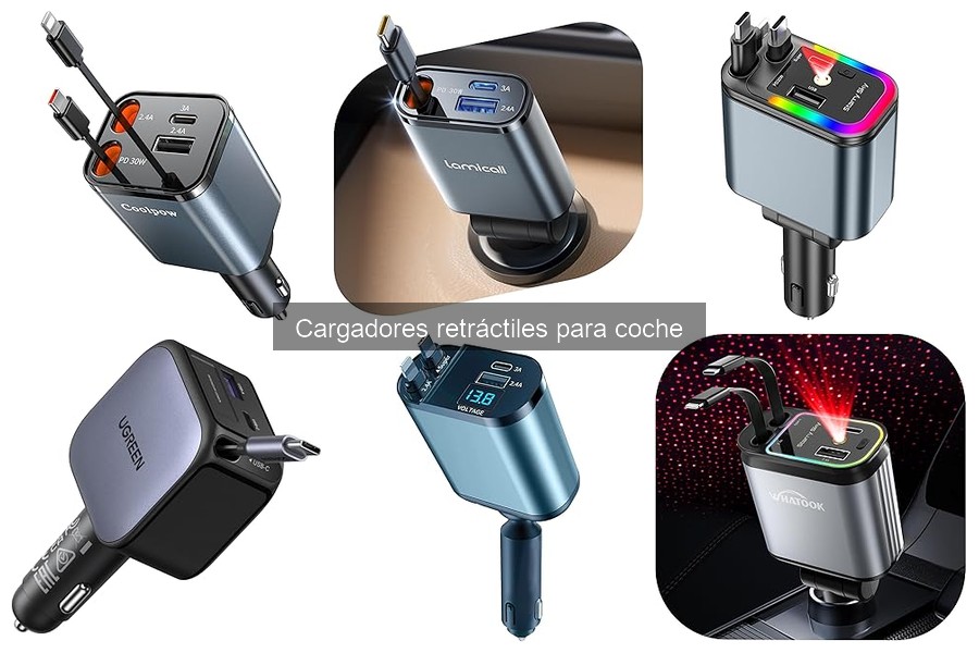 Ventajas y desventajas de los cargadores retráctiles para coche