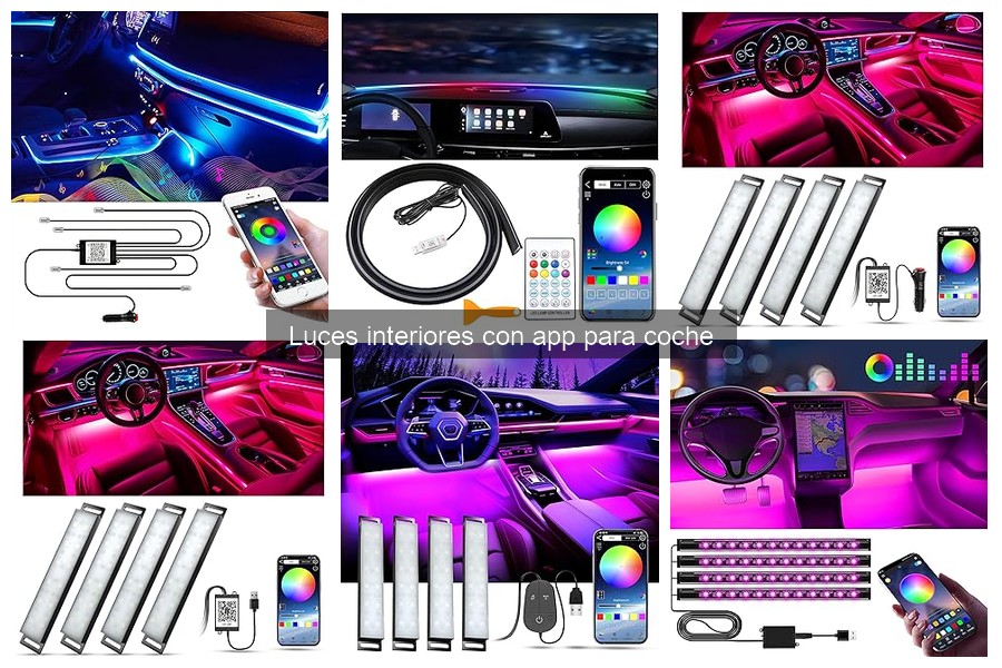Ventajas y desventajas de luces interiores con app para coche